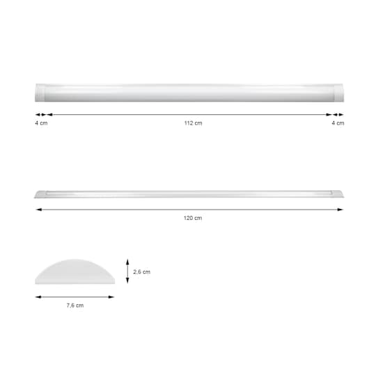 ECD Germany LED-lampe kontor bordlampe loftslampe panel Loftlampe varme  hvid | Elgiganten