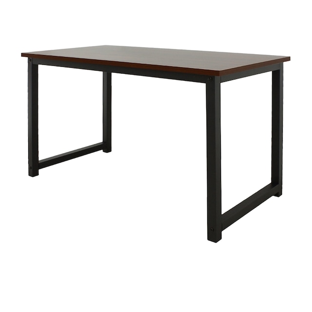 ML-Design skrivebord med et moderne design, 120x60x75 cm, Sort Valnød,