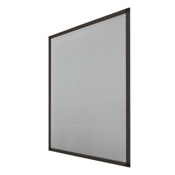 ECD Germany 2-pak skærmen dør med aluminiumsramme - 130x150 cm - Brun -