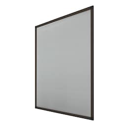 ECD Germany 4-pak skærmen dør med aluminiumsramme - 100x120 cm - Brun -