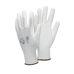 ECD 72 Germany pair PU-arbejde handsker, størrelse 9-L, farve hvid, mekaniker
