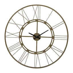 WOMO-DESIGN | Design vægur Stockholm Ø92cm rund lavet af jern i vintage stil
