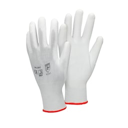 ECD 72 Germany pair PU-arbejde handsker, størrelse 7-S, farve hvid, mekaniker