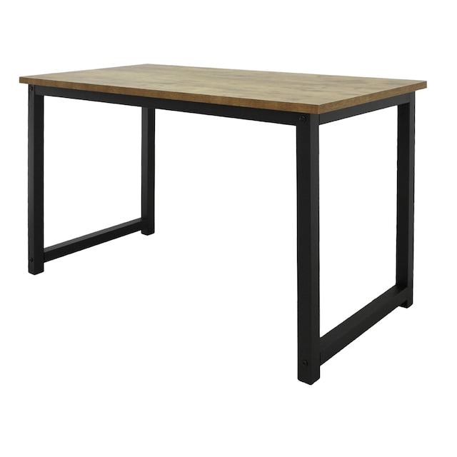 ML-Design skrivebord med et moderne design, 120x60x75 cm, Naturlig Sort,