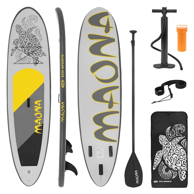 Surfbræt Stand Up Paddle SUP bord Maona padle bord oppustelige Grå 308 cm