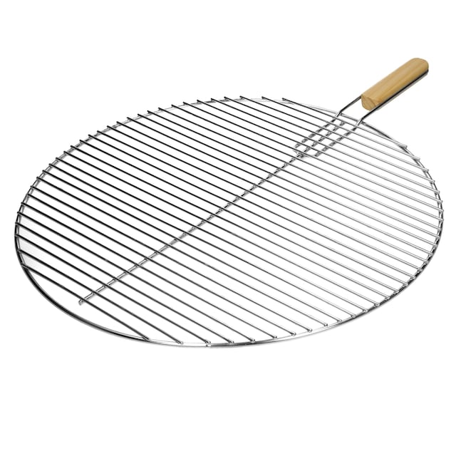 Rustfrit stål grill rist grill rist med aftagelige håndtag Ø 54,5 cm