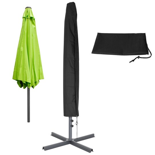 Overtræk til parasol Black 175x38 cm lavet af PU ML-Design | Elgiganten