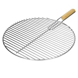 Rustfrit stål grill rist grill rist med aftagelige håndtag Ø 44,5 cm