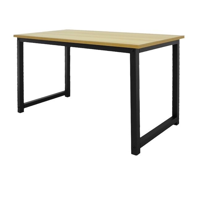 ML-Design skrivebord med et moderne design, 120 x 60 x 75 cm, ahorn sort