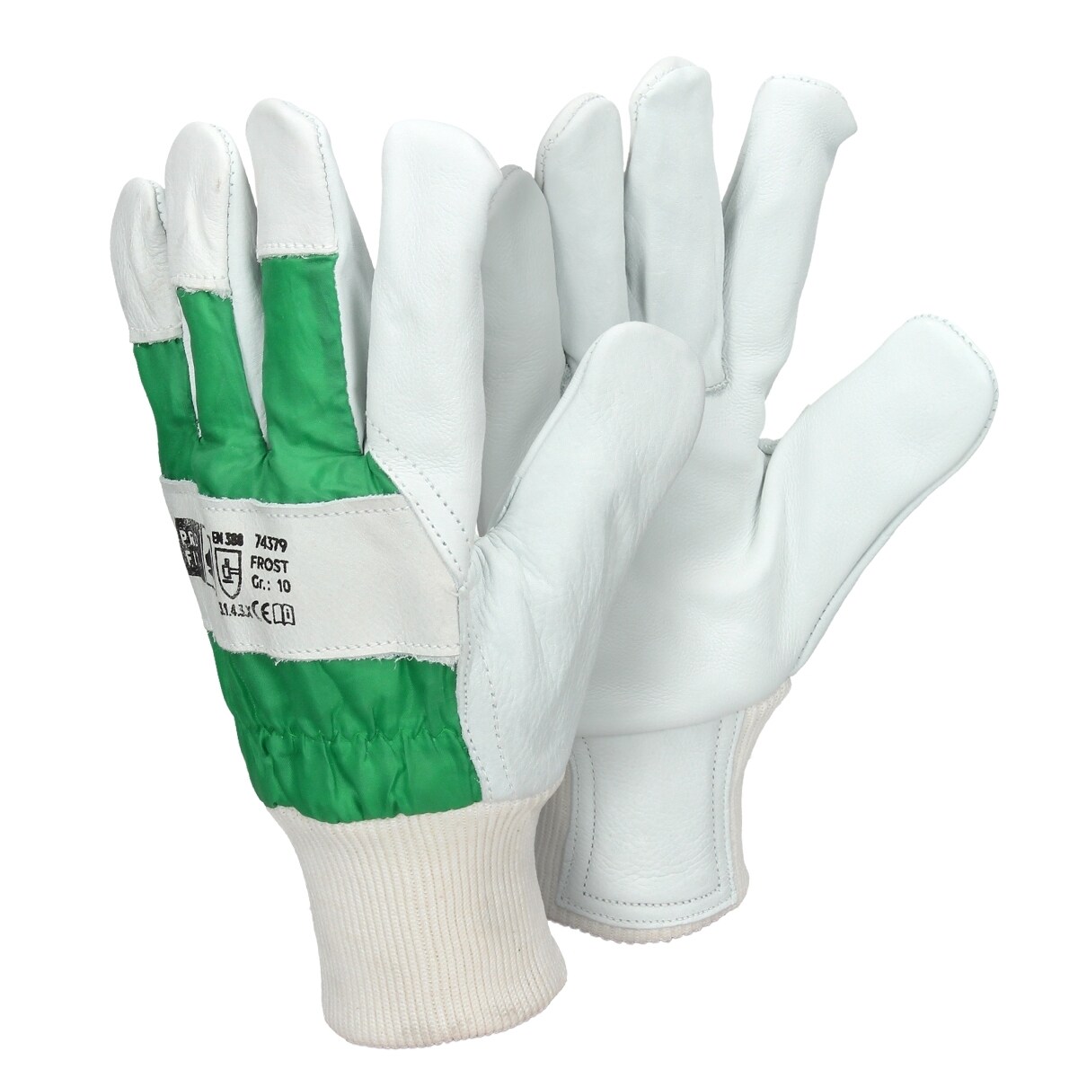 1 par Frost kvæg fuldnarvet læder handsker arbejde handsker størrelse 10  Premium | Elgiganten