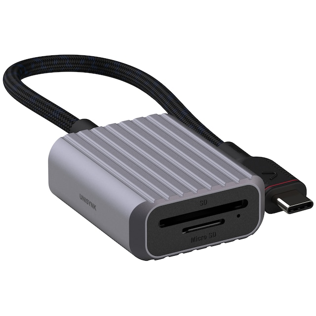 Unysink USB-C to hukommelseskort-adapter 10382 (grå)