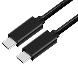 USB-C til USB-C-kabel USB 3.2 C PD100W 20GB/s 5A HVid