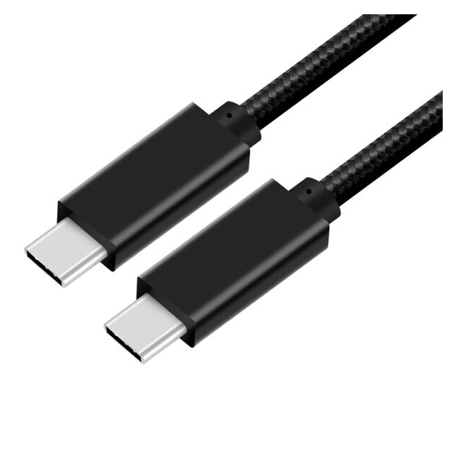 USB-C til USB-C-kabel USB 3.2 C PD100W 20GB/s 5A HVid