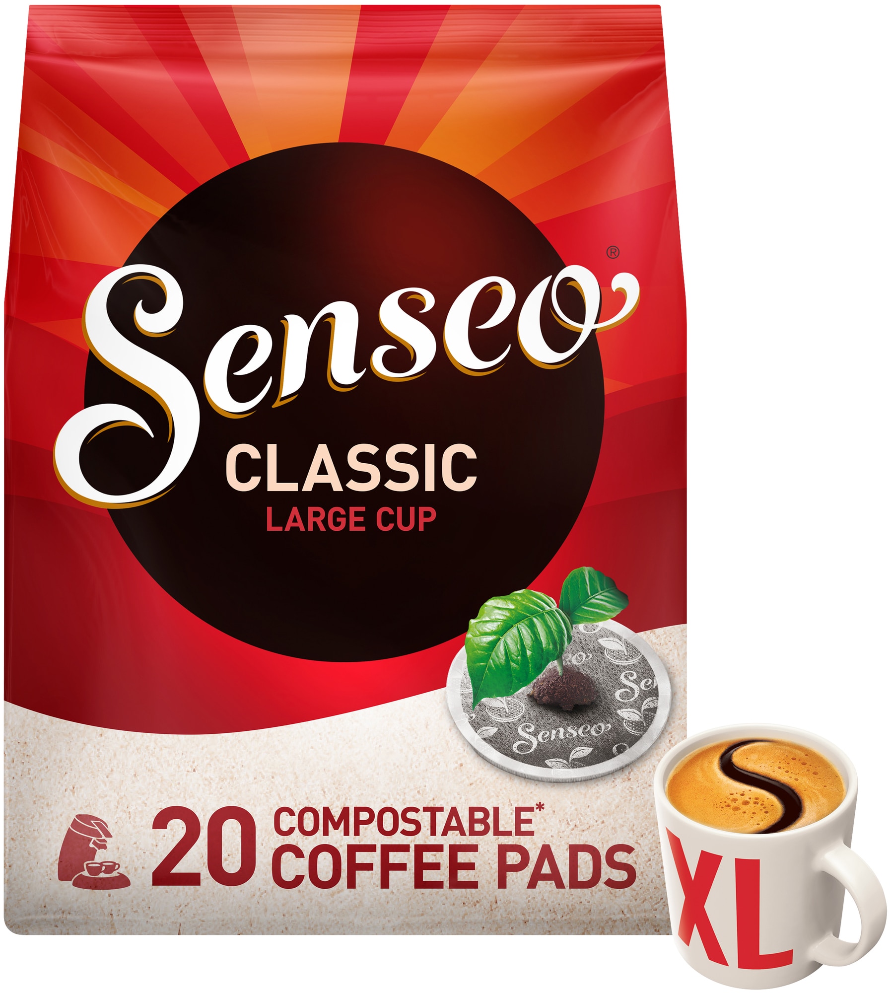 Senseo Classic XL Large kaffepuder SEN4041737 | Elgiganten