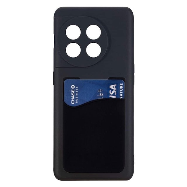 Silikone cover med kortholder OnePlus 11 - Sort