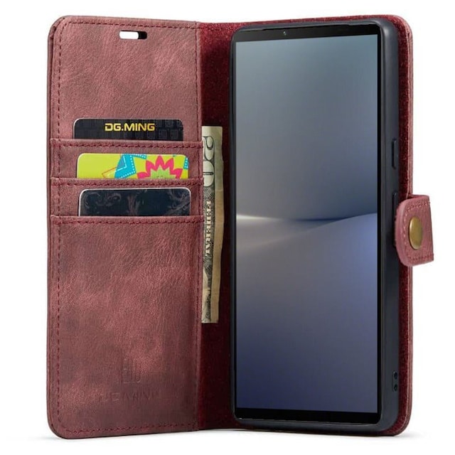 Wallet DG-Ming 2i1 Sony Xperia 10 V - Rød