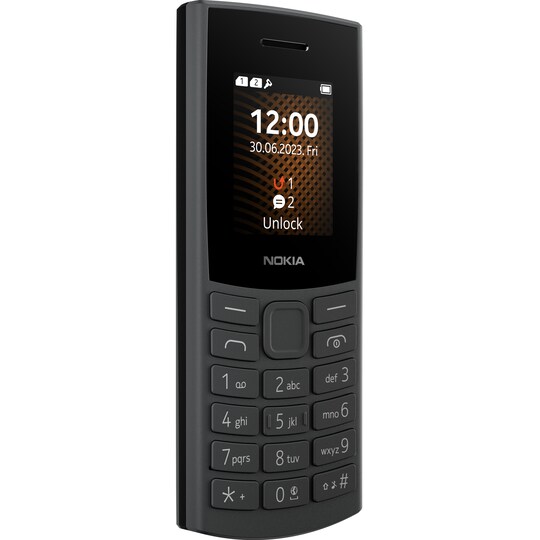Nokia 105 Classic mobiltelefon (sort) | Elgiganten