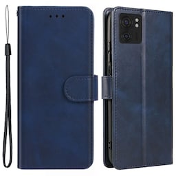 SKALO Motorola Edge 40 5G Premium Wallet Flip Cover - Mørkeblå