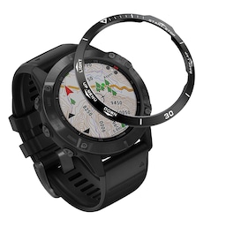 Urrammeindsats i rustfrit stål Garmin Fenix 6