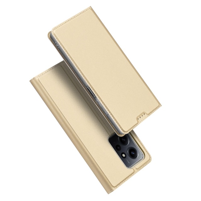 DUX DUCIS Xiaomi Redmi Note 12 4G Skin Pro Series Flip Cover - Guld