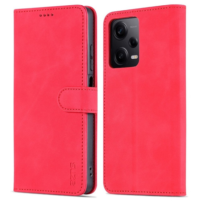 SKALO Xiaomi Redmi Note 12 Pro 5G AZNS Pungetuie - Rød