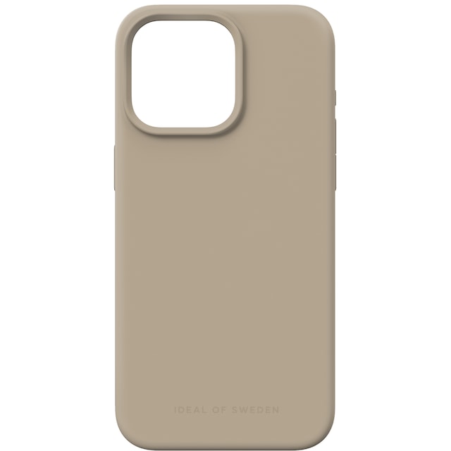 iDeal of Sweden MagSafe silikone etui til iPhone 15PM (beige)