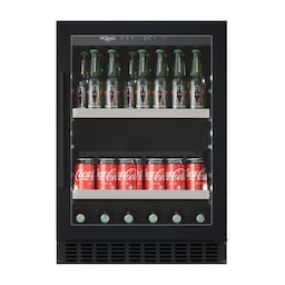 Ølkøleskab / drikkevarekøler til indbygning - BeerServer 60 Anthracite Black