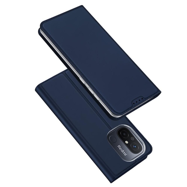 DUX DUCIS Skin Pro Series Taske med Kortspor Xiaomi Redmi 12C - Blå