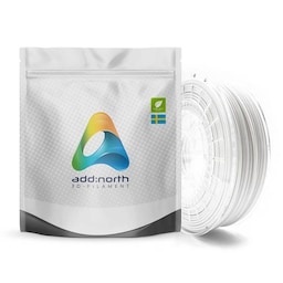 ADDNORTH Filament E-PLA 1.75mm 2300g Hvid