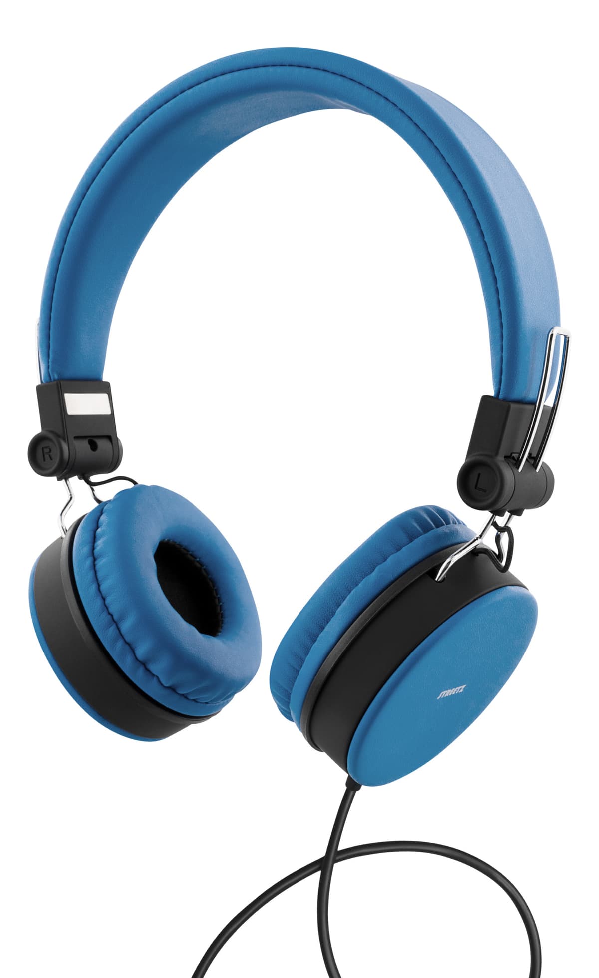 H300 Headphones with microphone, foldable, 3.5 mm, blue