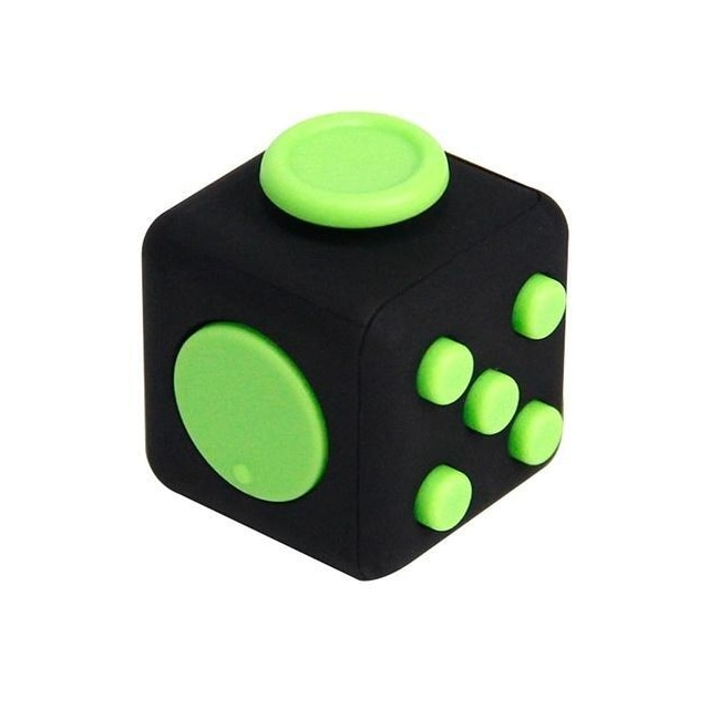 Fidget Cube, Sort/Grøn