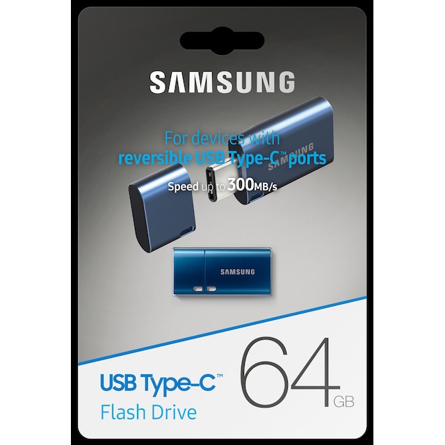 Samsung USB Type C flashdrev 64GB (blå)