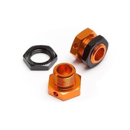 HPI 5Mm Hex Wheel Adapters Trophy Buggy (Orange/Black)