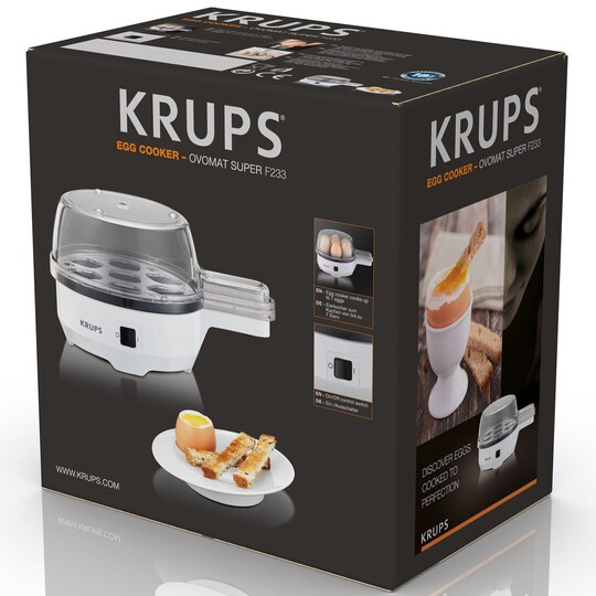 Krups F 233-70 Ovomat Special Egg Cooker White