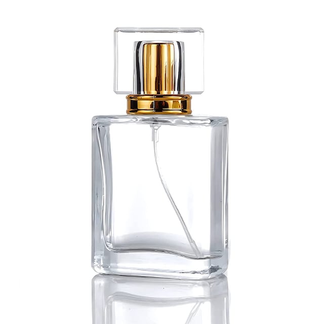 Genopfyldelig parfume sprayflaske glasflaske Guld 50 ml