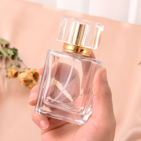 Genopfyldelig parfume sprayflaske glasflaske Guld 50 ml | Elgiganten