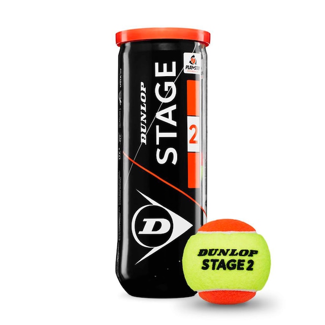 Dunlop Stage 2 Orange - 3-pak tennisbolde