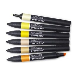 WINSOR Promarker set, yellow tones 6pcs