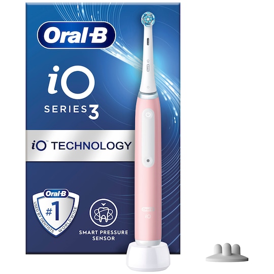 Oral-B iO3 eltandbørste 730843 (rosa) | Elgiganten