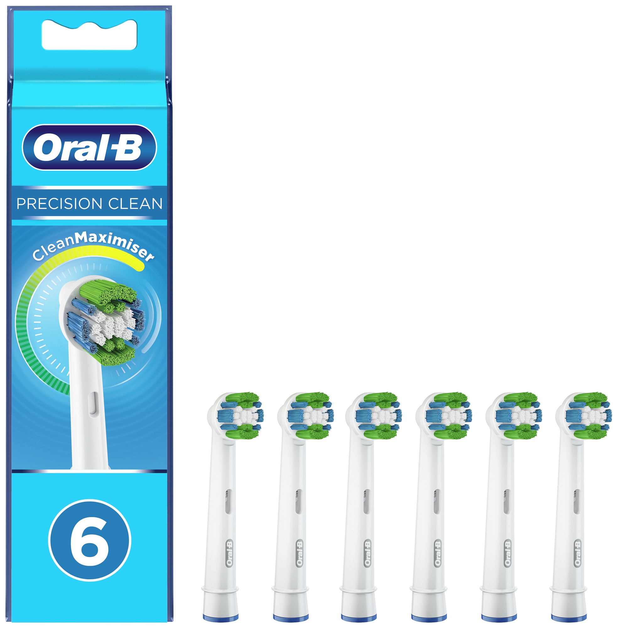 Billede af Oral-B Precision tandbørstehoveder 321798 (6-pak) hos Elgiganten