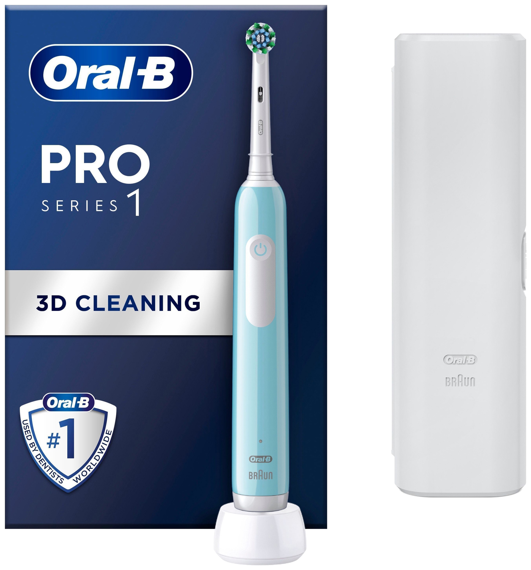 Oral-B Pro 1 elektrisk tandbørste 914132 (tyrkis) | Elgiganten