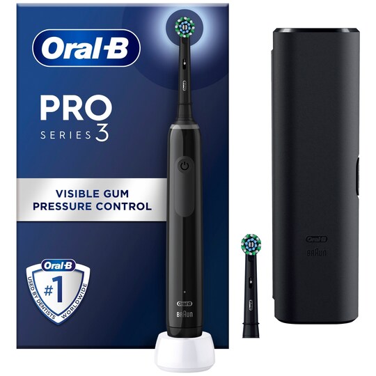 Oral-B Pro 3 elektriske tandbørste 759912 (sort) | Elgiganten