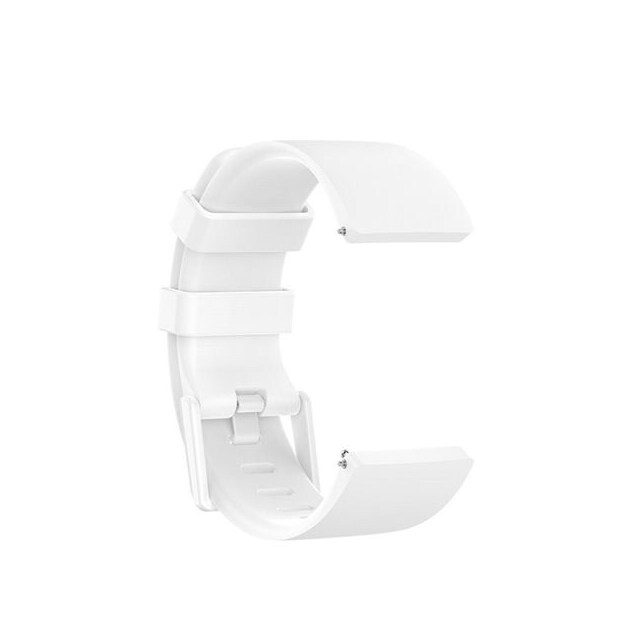 Hvid Silikonerem til  Fitbit Versa / Versa2/ Lite