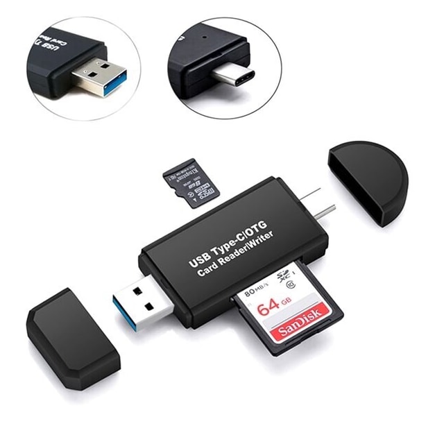 Memorycardlæser USB 3.0 / USB Type C