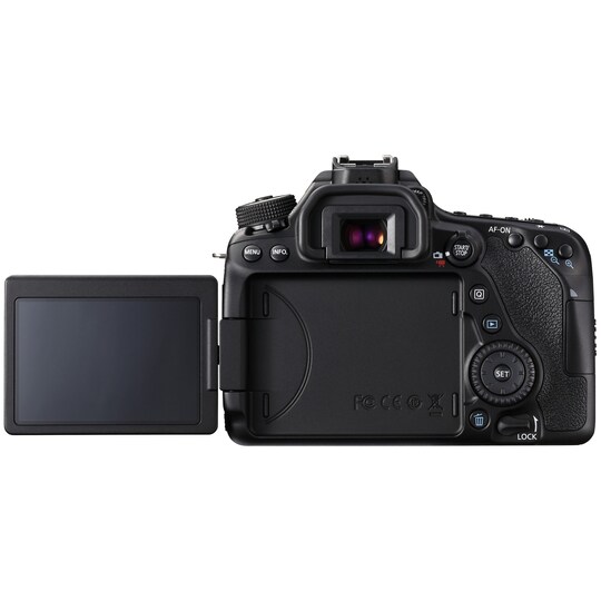 Canon EOS 80D DSLR + 18-55mm IS STM objektiv | Elgiganten