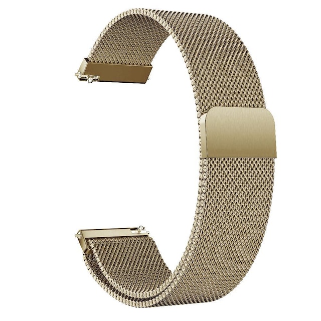 SKALO Milanese Loop til Samsung Watch 4 Classic 46mm - Champagne