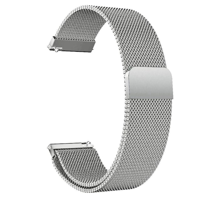 SKALO Milanese Loop til Samsung Watch 5 Pro 45mm - Sølv