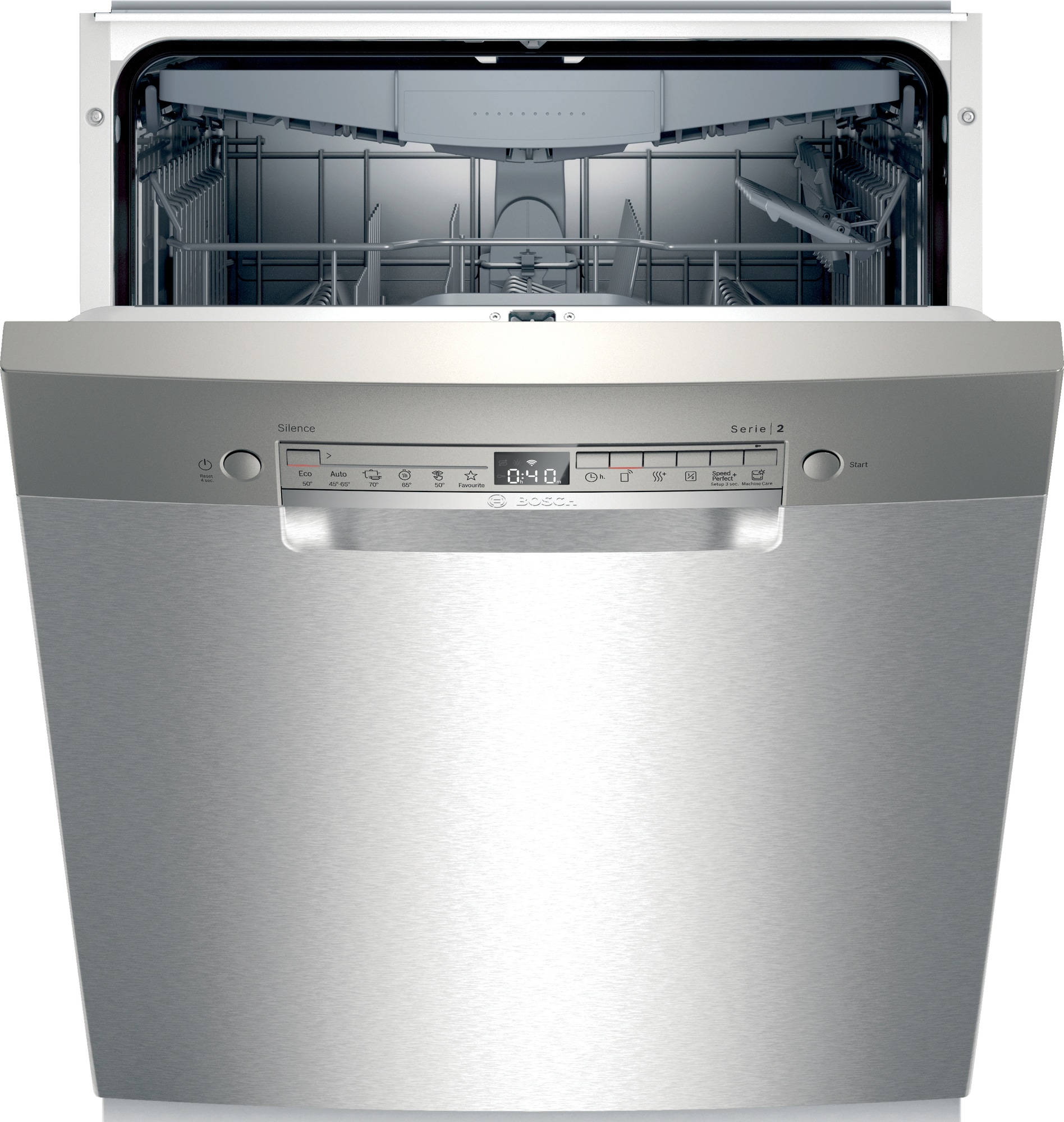 Bosch Series 2 opvaskemaskine SMU2HVI70S (rustfrit stål)