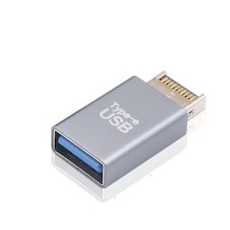 NÖRDIC Type E han til USB-A hun frontpanel adapter 10 Gbps USB3.1 Type E bundkort adapter