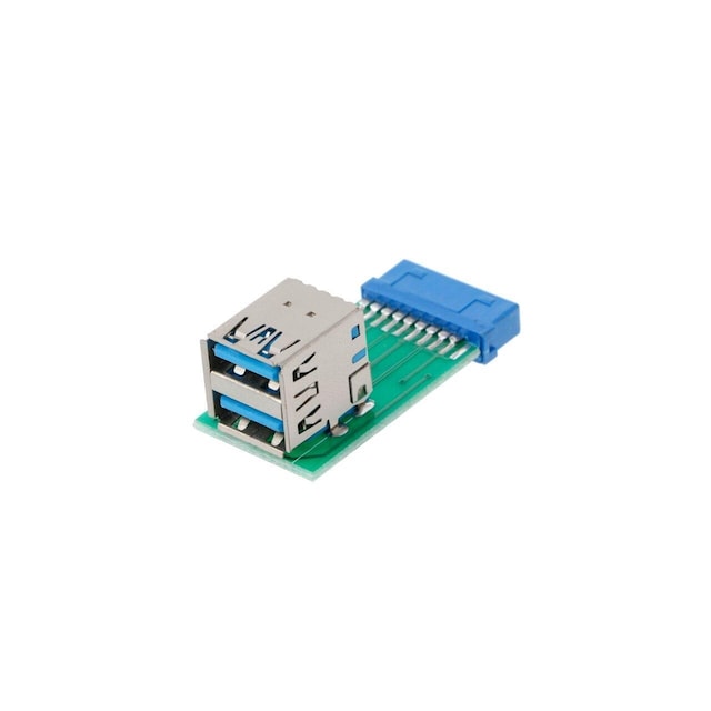 NÖRDIC USB 3.0 20 pin header til 2xUSB3.0 adapter